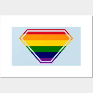 Shield SuperEmpowered (Rainbow) Posters and Art